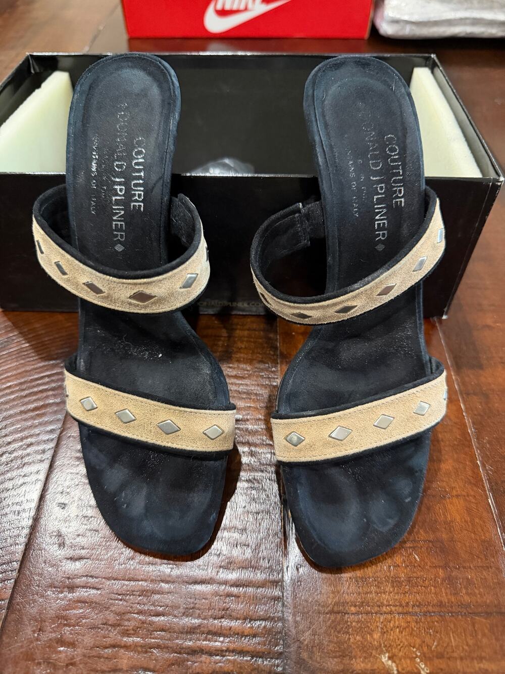 Donald J Pliner Mule Heels Size 7.5
